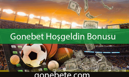 Gonebet hoşgeldin bonusu üyelerin ilk aktarımlarına özel bir şekilde verilmektedir.