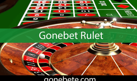 Gonebet rulet oyununu hem sanal, hem canlı ortamda servis etmektedir.